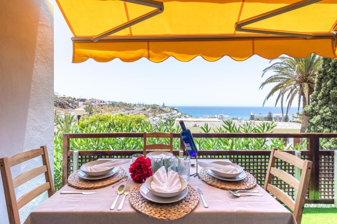 Increible Terraza Con Vistas Al Mar En San Agustinアパートメント エクステリア 写真